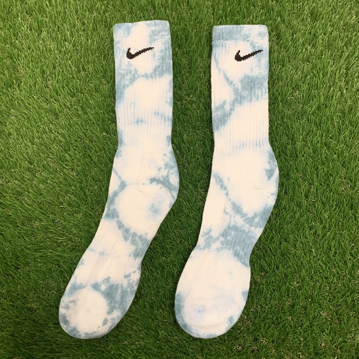 Tie Die Nike Socks (Mens Sky Blue)