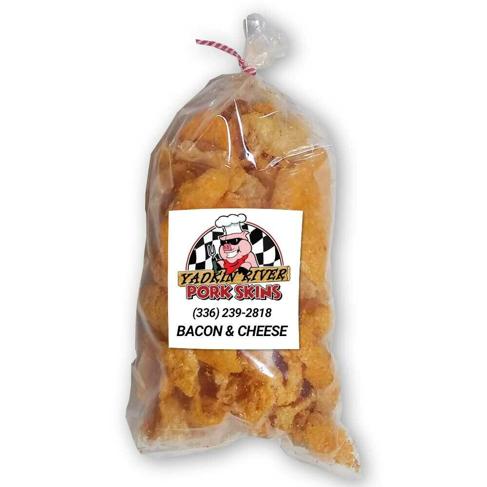 Bacon & Cheese Pork Skins Store Yadkin River Pork Skins