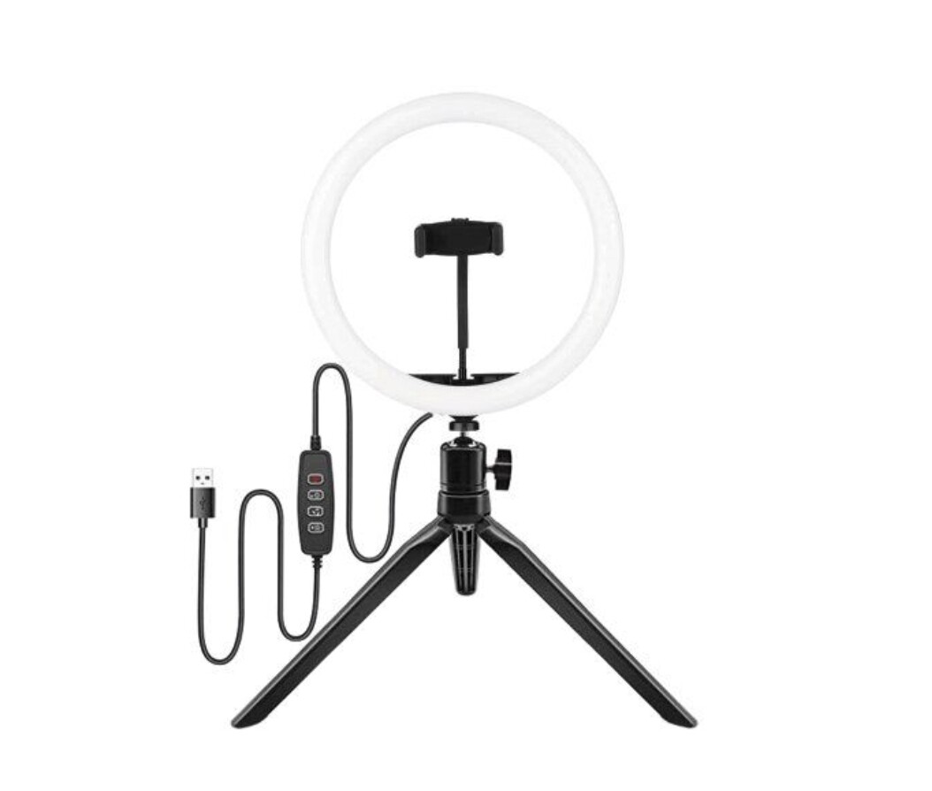 10inch led Ring Light Camera With Tripod Stand Cell Phone Holder