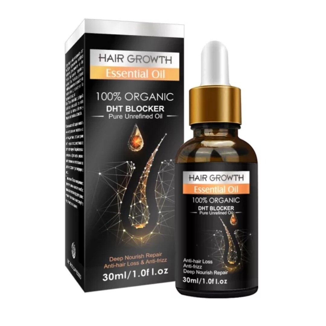 Hair Growth Essential Oil Biotin ColdPressed DHT Blocker