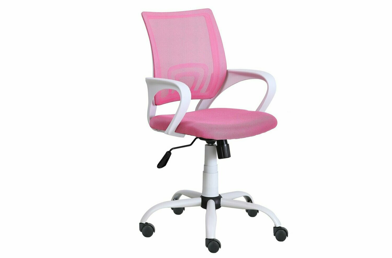 SILLA DE OFICINA GIRATORIA MODELO STUDIO RED TRANSPIRABLE ROSA