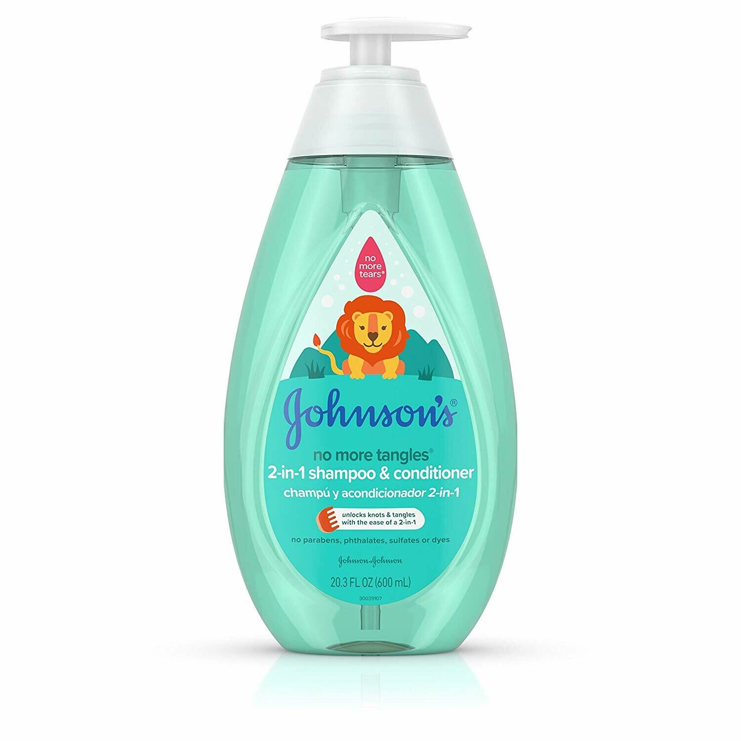 Johnson's Detangling 2in1 Baby, Toddler & Kids Shampoo & Conditioner