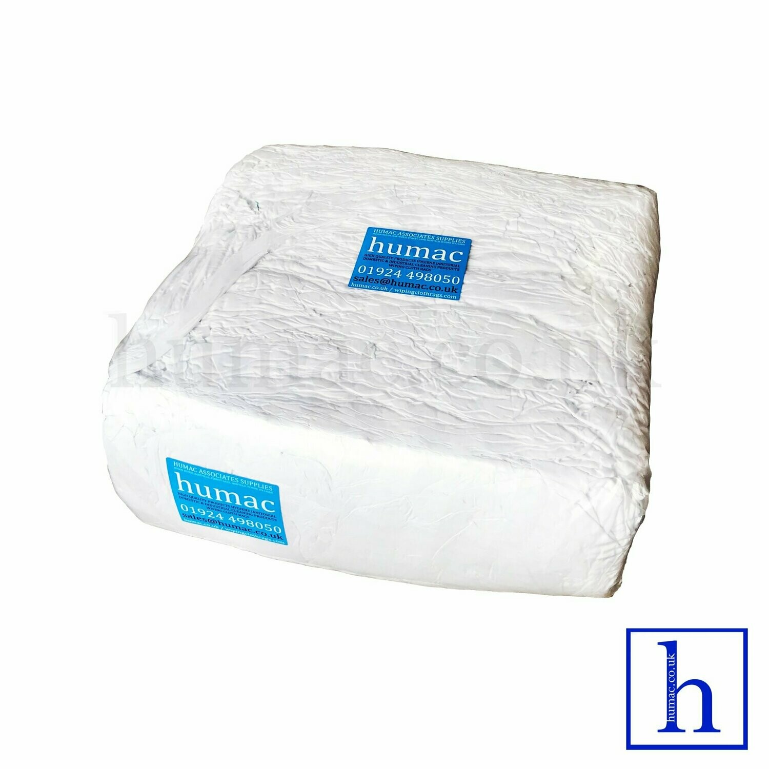 10KG WHITE LINT FREE SHEETING WIPING CLOTH RAGS OLS
