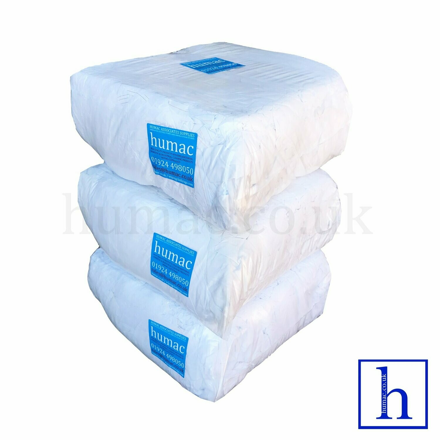 30KG WHITE LINT FREE SHEETING WIPING CLOTH RAGS OLS