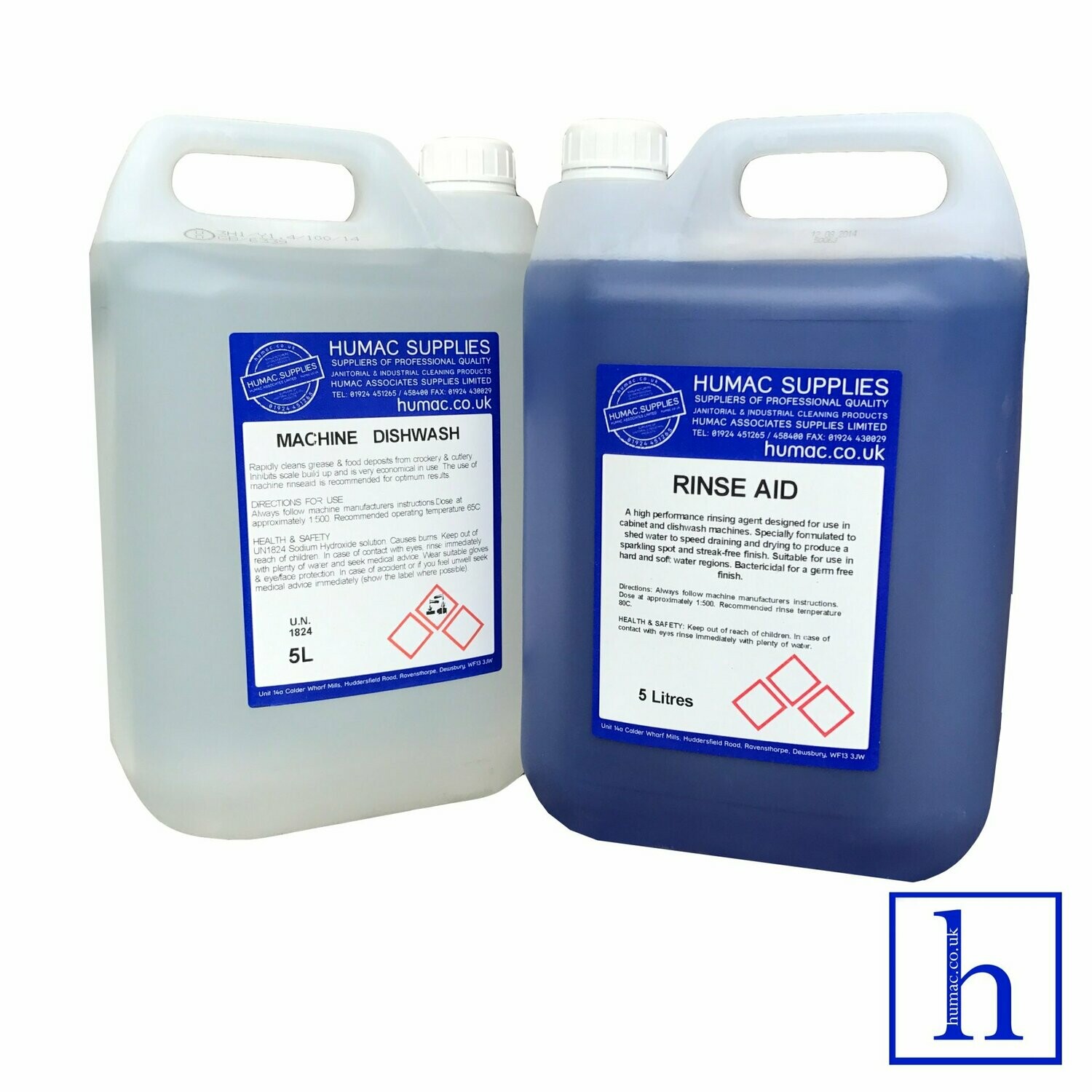 DISHWASHER DETERGENT & RINSE AID CLEANER 10L OLS