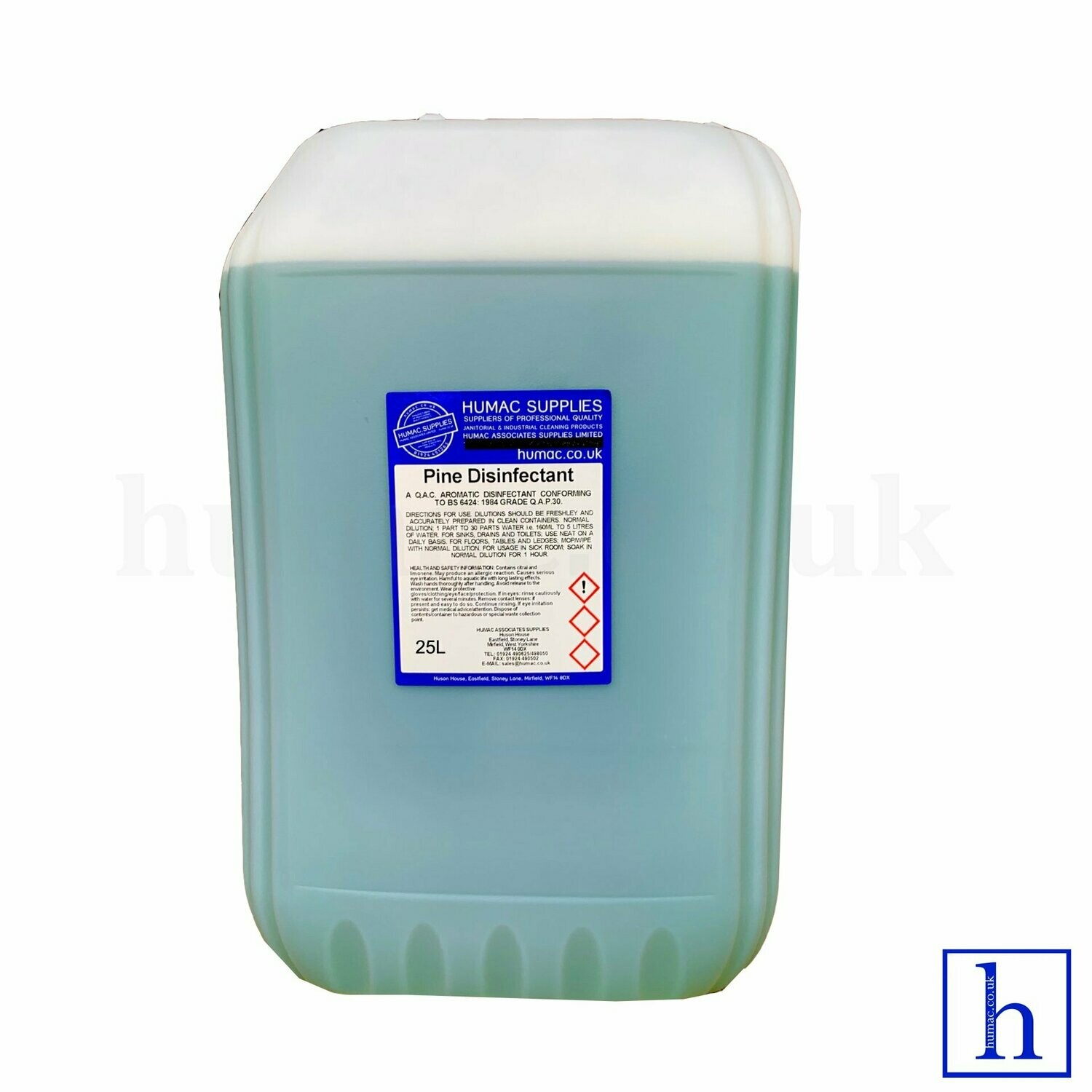 25L PINE DISINFECTANT Fresh Fragrance Deodoriser Cleaner Wheelie