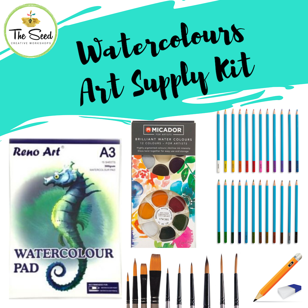 Watercolour Art Supply Kit