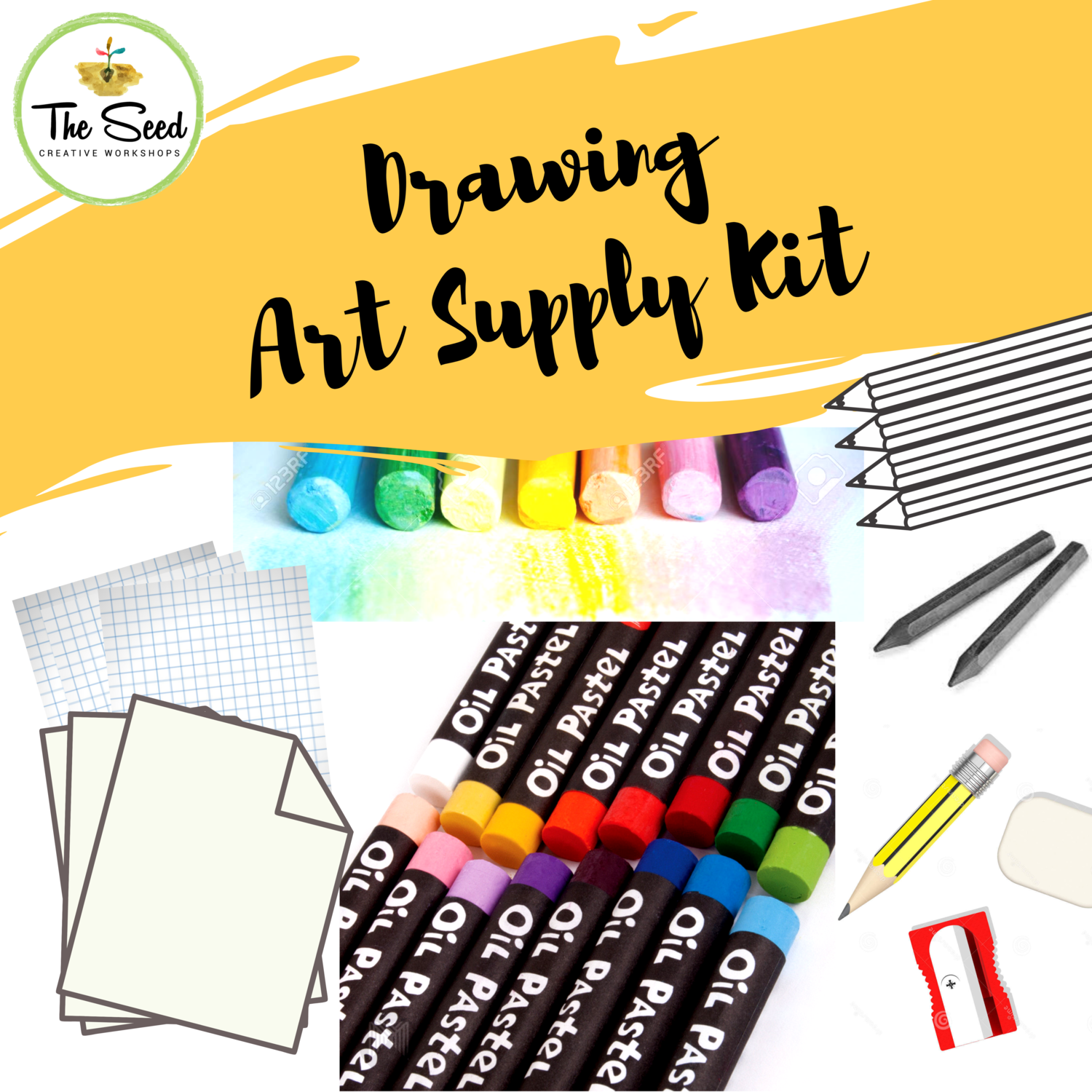 Drawing Art Supply Kit