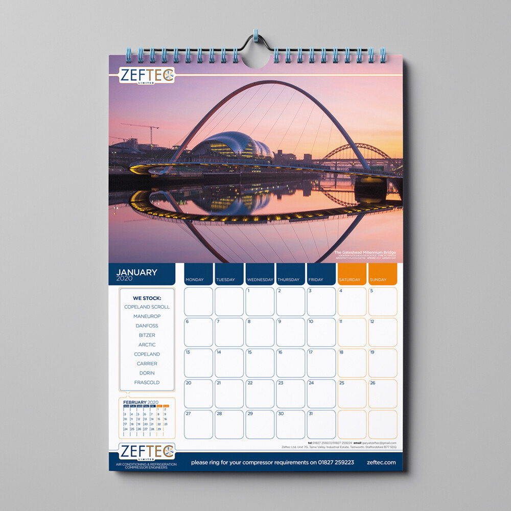 A4 Wall Calendars