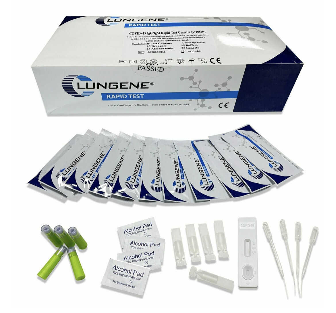 20 x Lungene DIY at home Covid-19 Antigen Rapid Test Kit. (€10 Each) CE