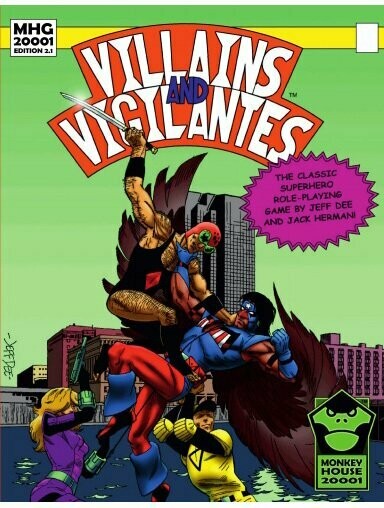 Villains And Vigilantes 2 1 Mighty Protectors Superhero Rpg