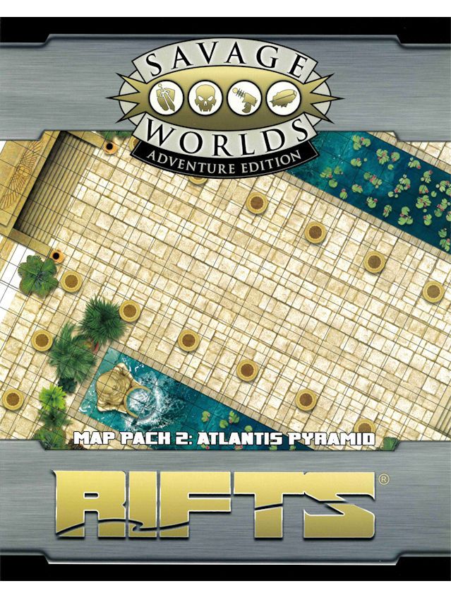 Savage Worlds Rifts Map Pack 2 Atlantis Pyramid (Revised)