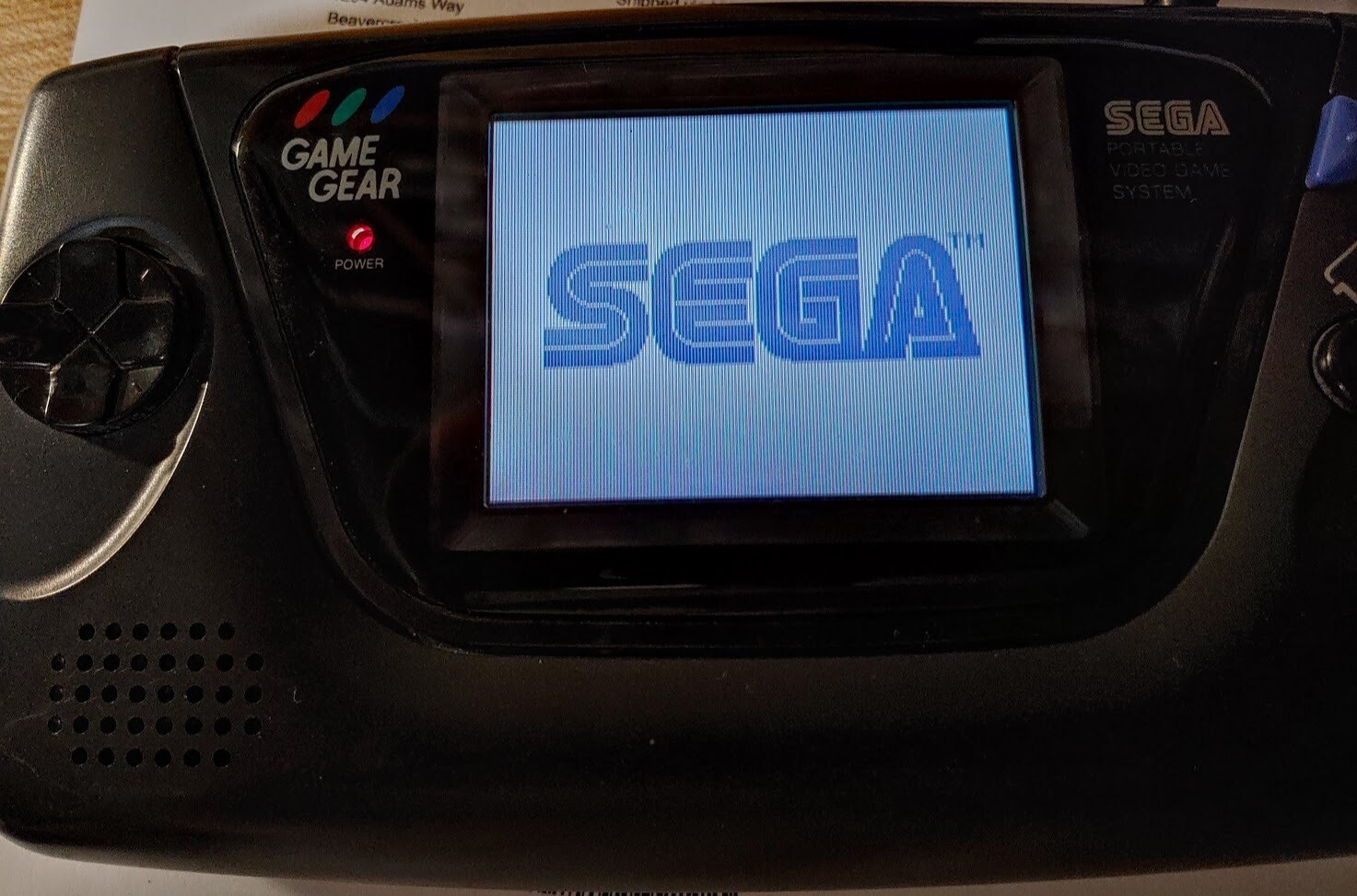 Sega Game Gear original screen (recapped) Store Retro Computer Shopper