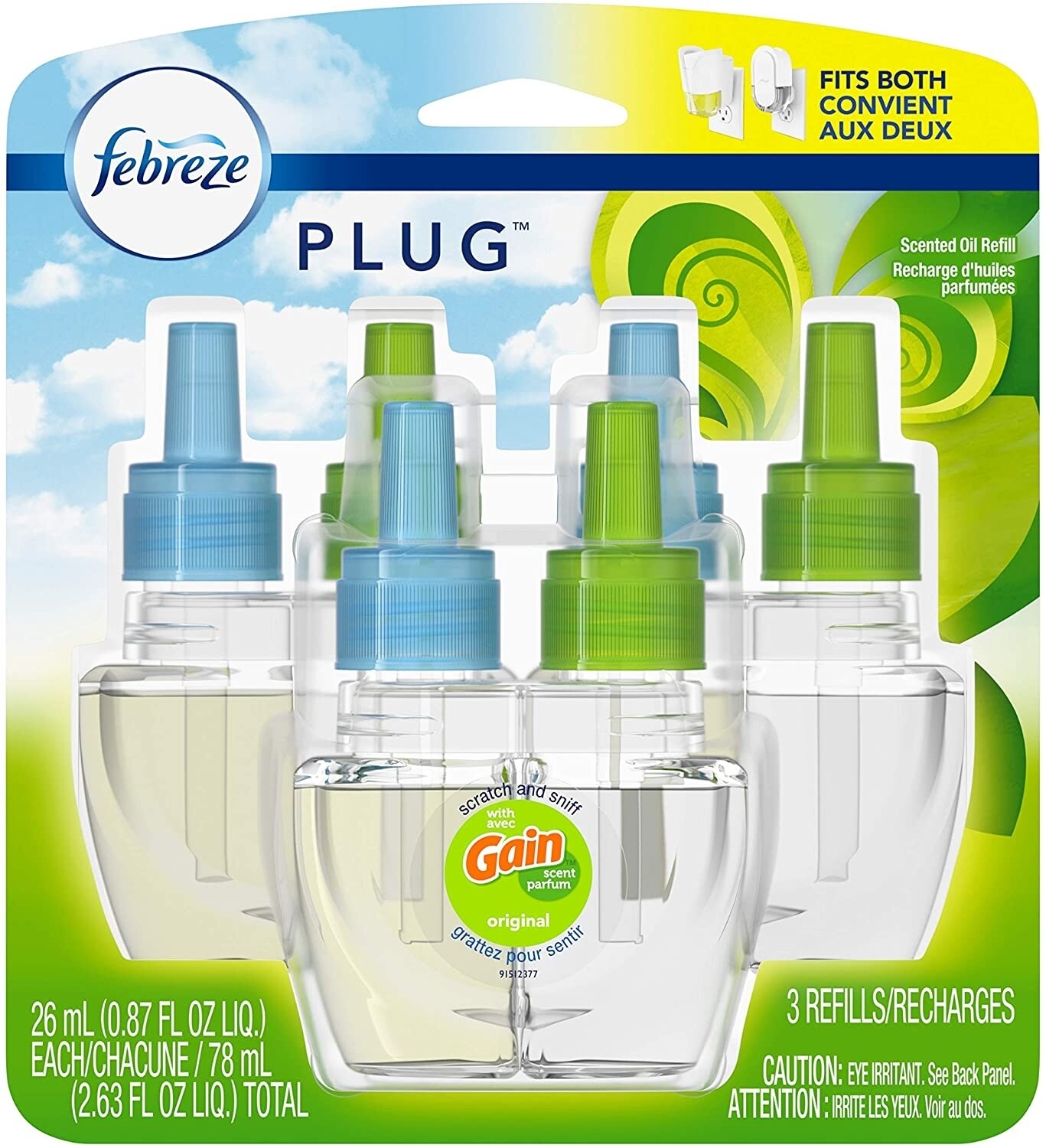 Febreze Home Fragrance Refill per bottle Original Gain