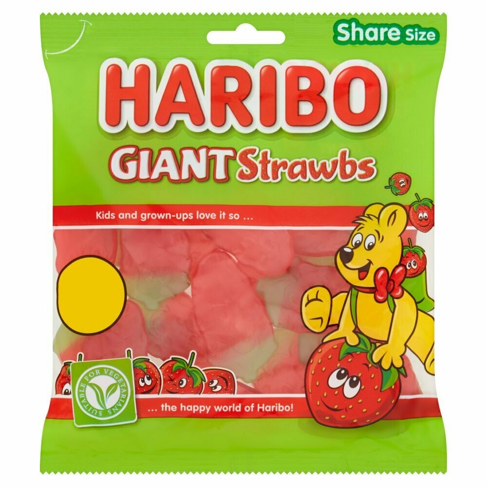 haribo giant strawbs 1kg