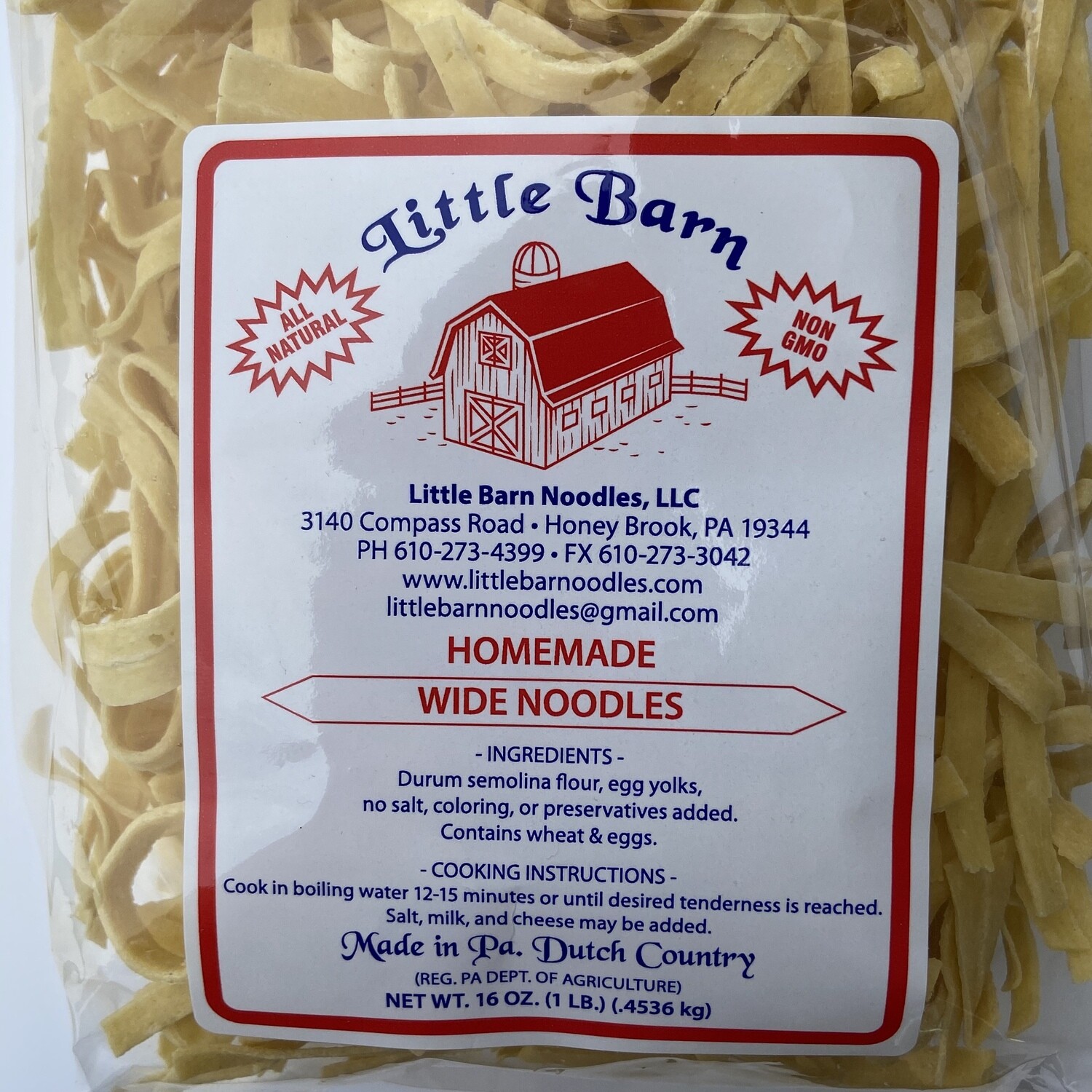 Little Barn Homemade Wide Noodles