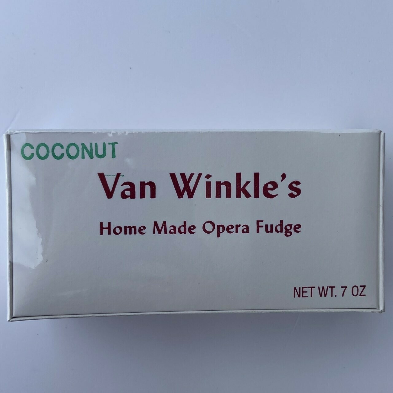Van Winkle's Opera Fudge Coconut 7oz