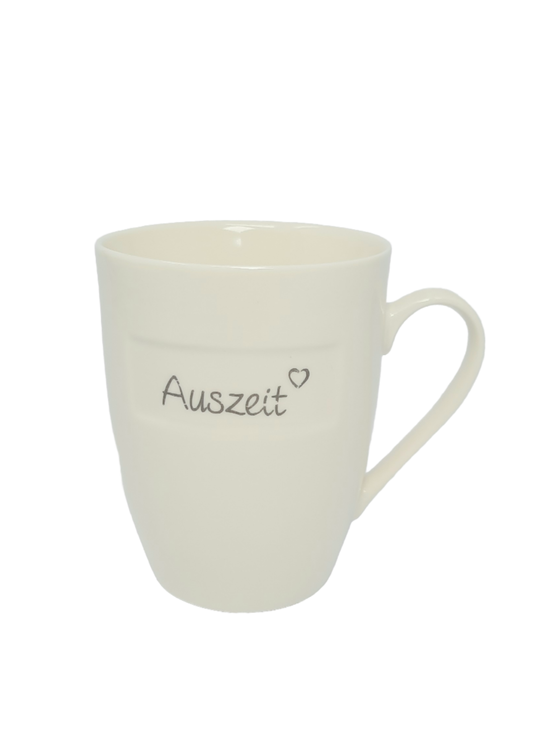 Becher AUSZEIT weiß