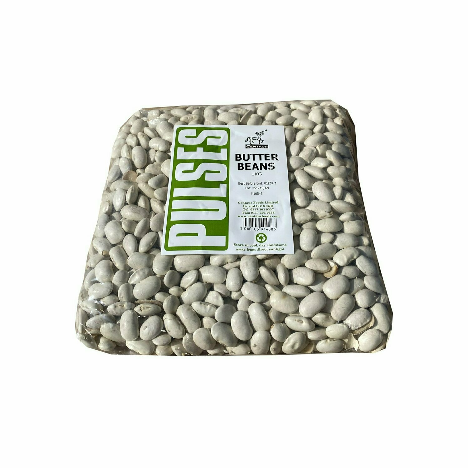 Dried butter beans 1kilo