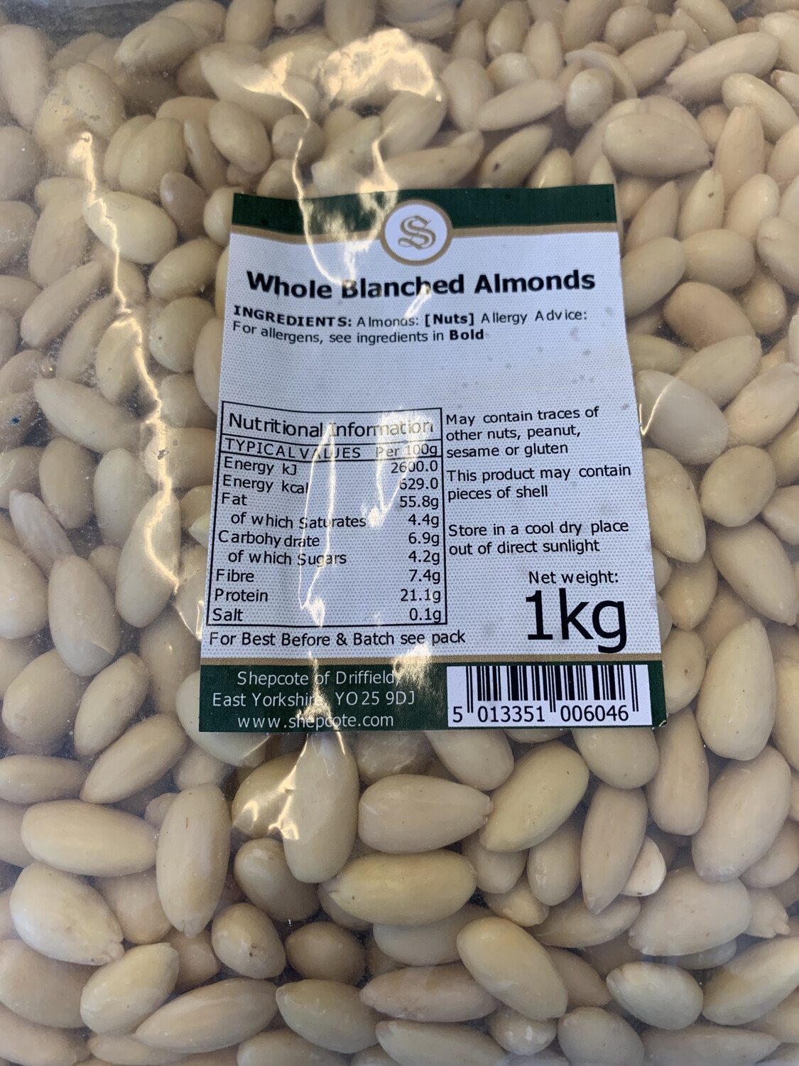 Blanched Almonds 1kg