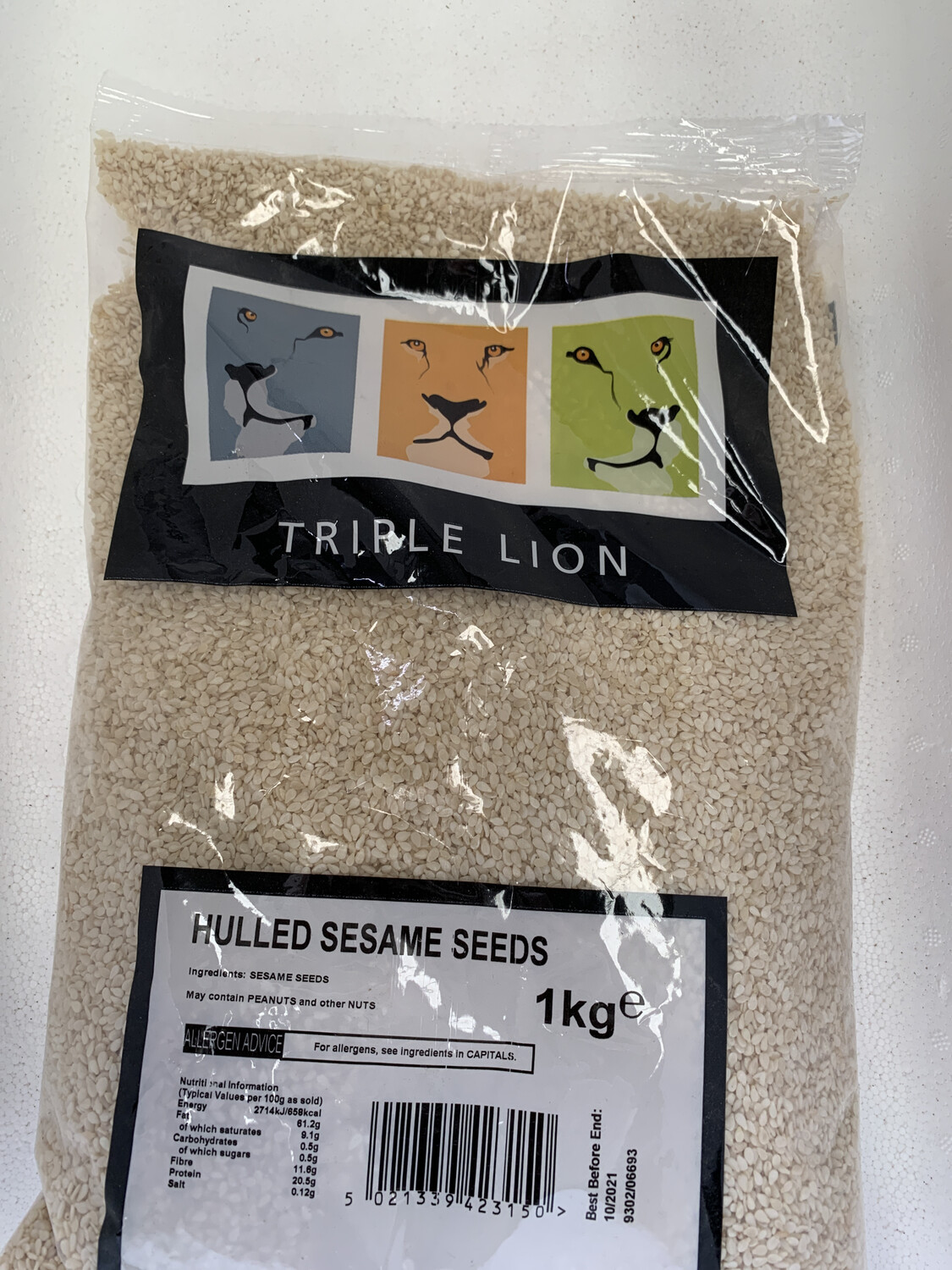 Hulled Sesame Seeds 1kg