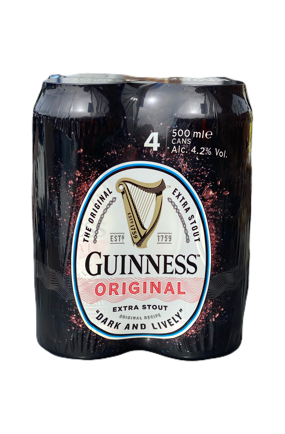 Guinness ORIGINAL Stout Beer 4x440ml Can
