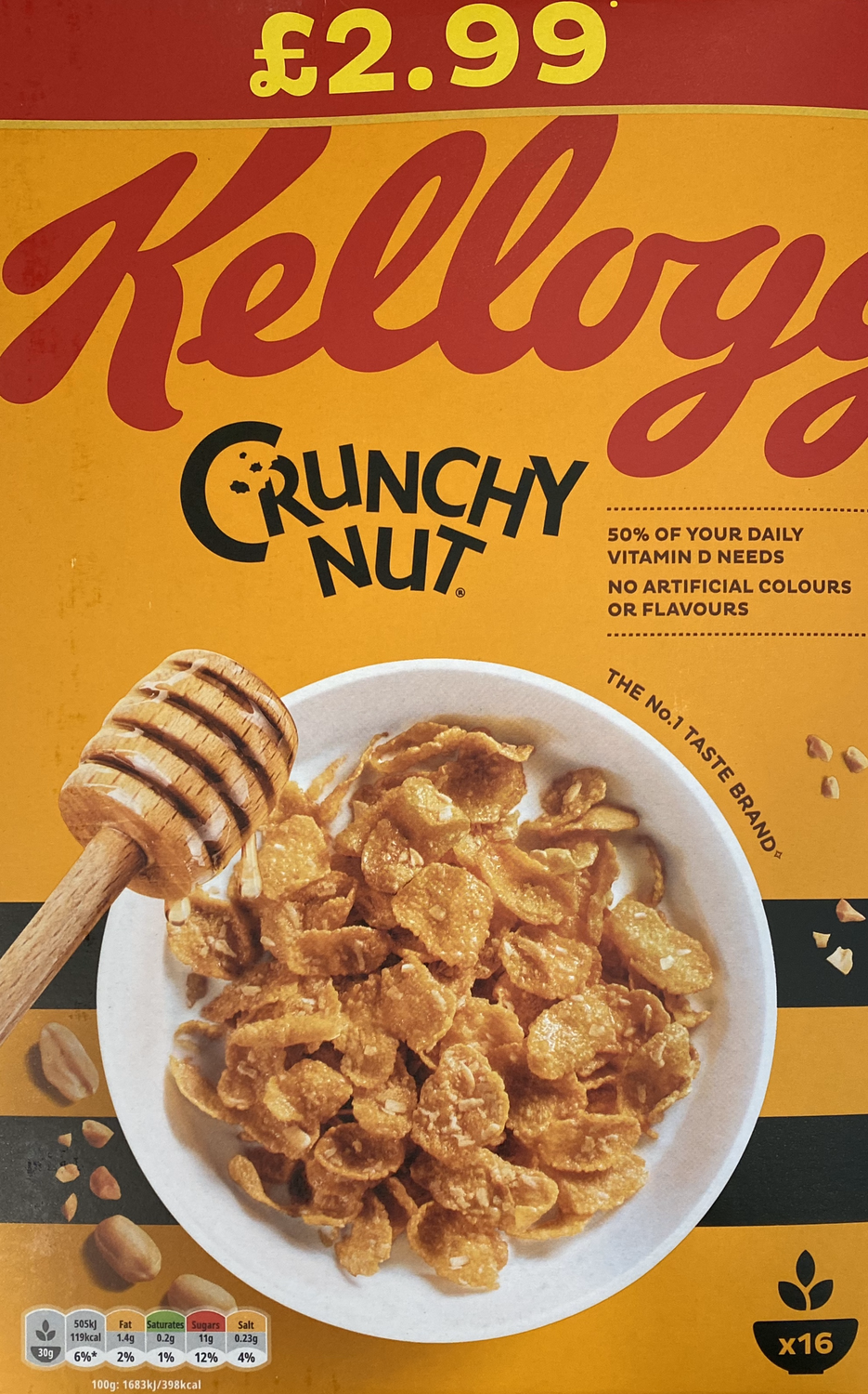 Kelloggs Crunchy Nut 500gm