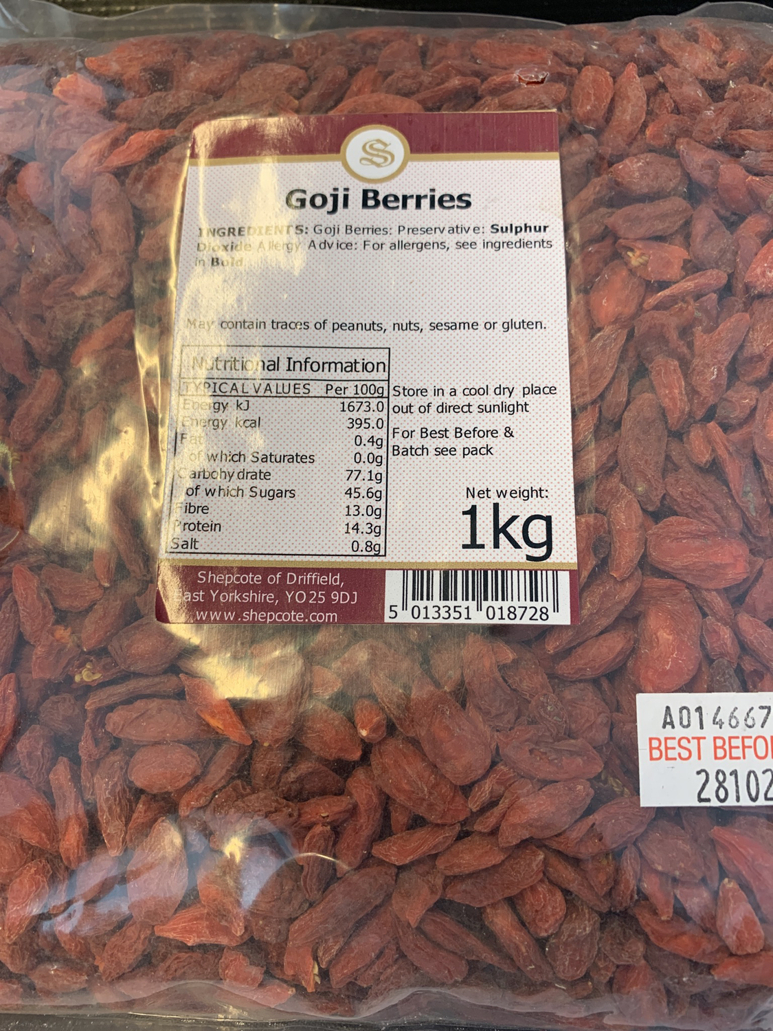 Goji Berries 1kg