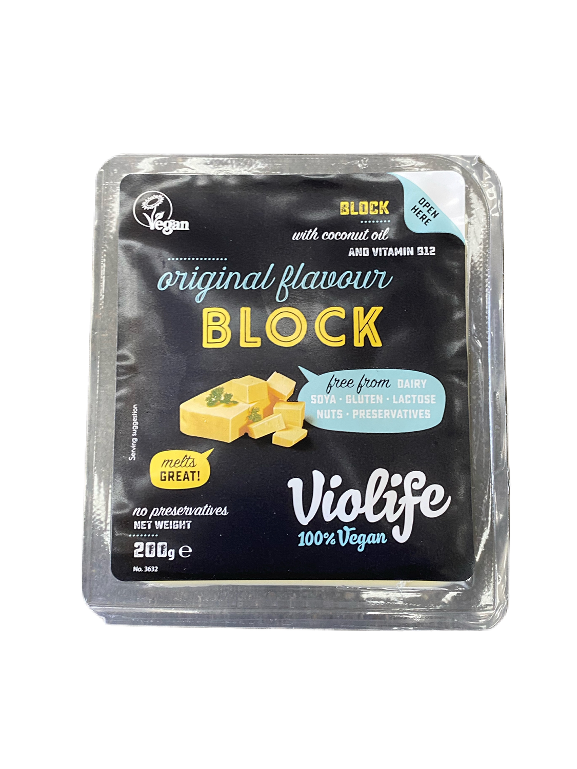 Violife mozzarella Vegan 200gm ( frozen )