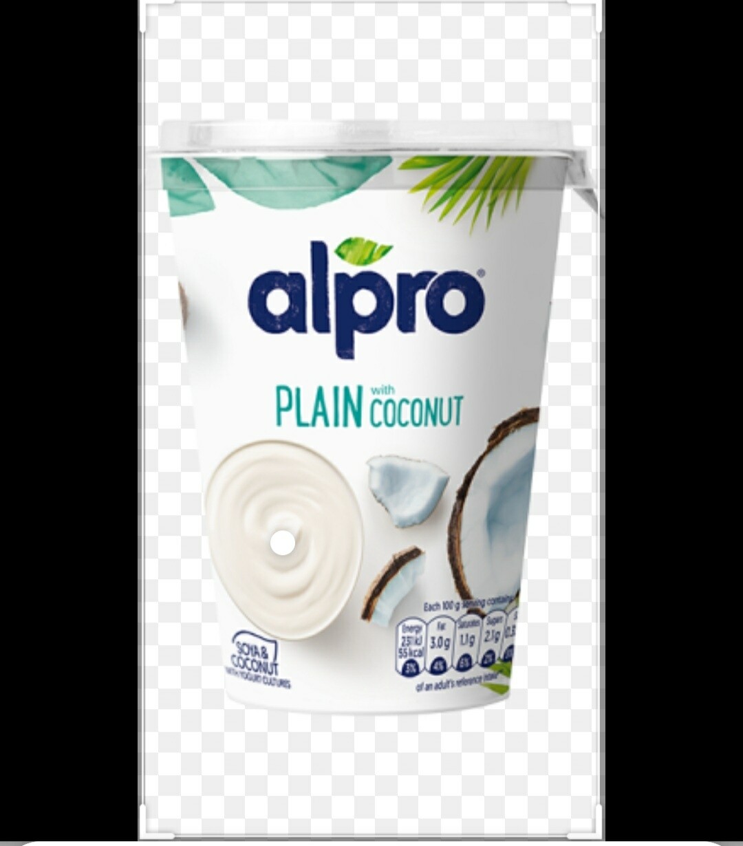 Alpro Soya Yoghurt Plain With Coconut 500gm