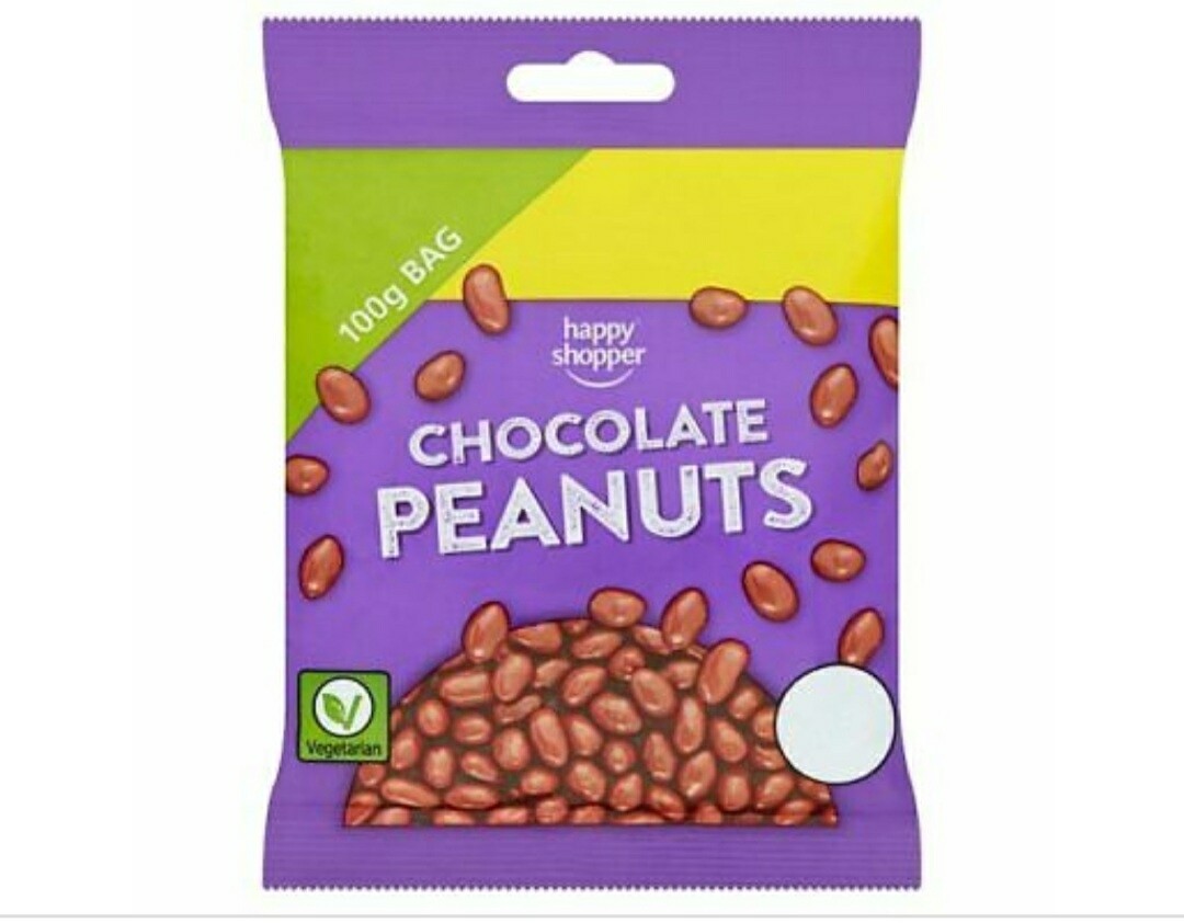 Milk Chocolate peanuts 100g