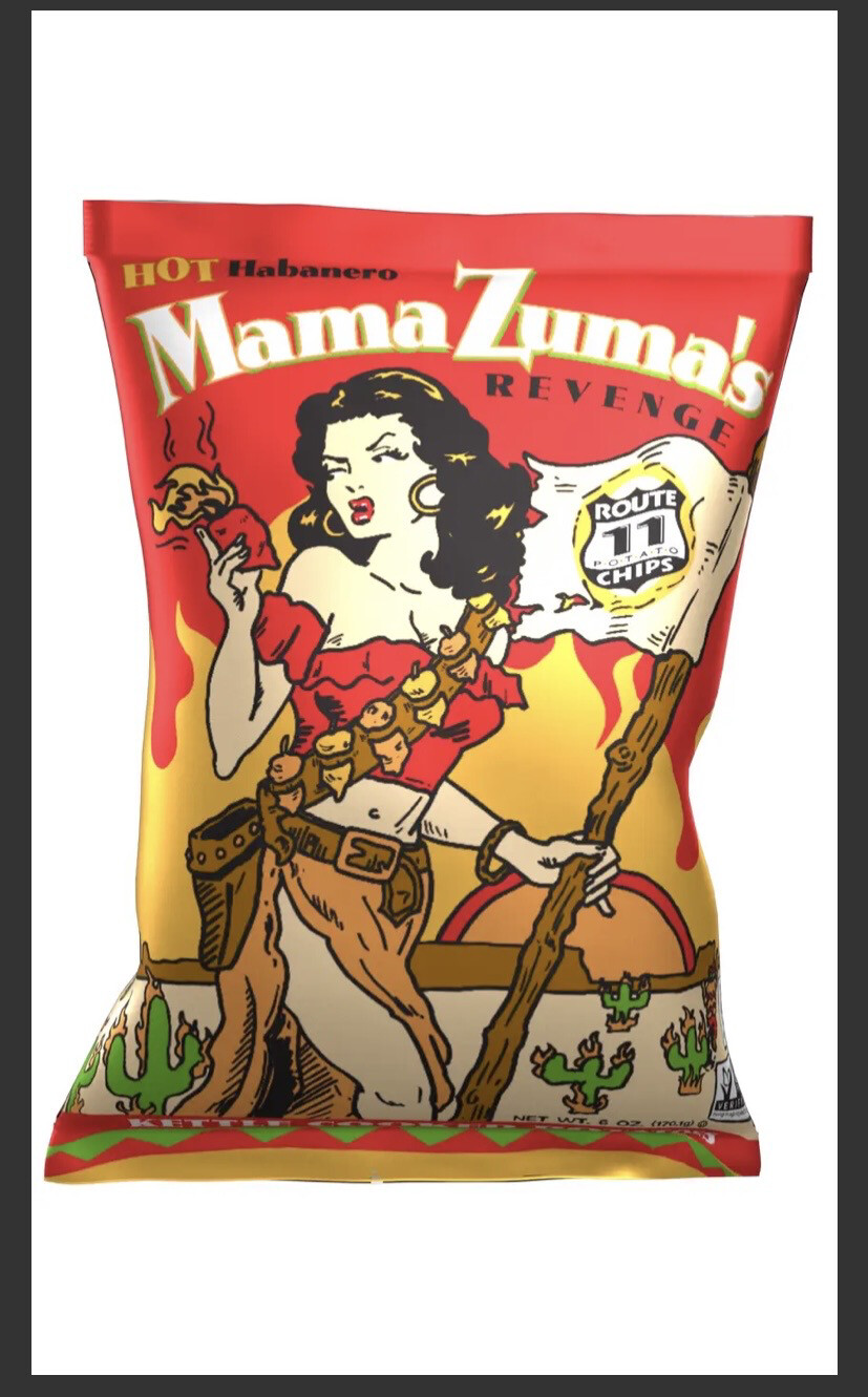 Mama Zuma's Revenge Habanero Chip 6 Oz