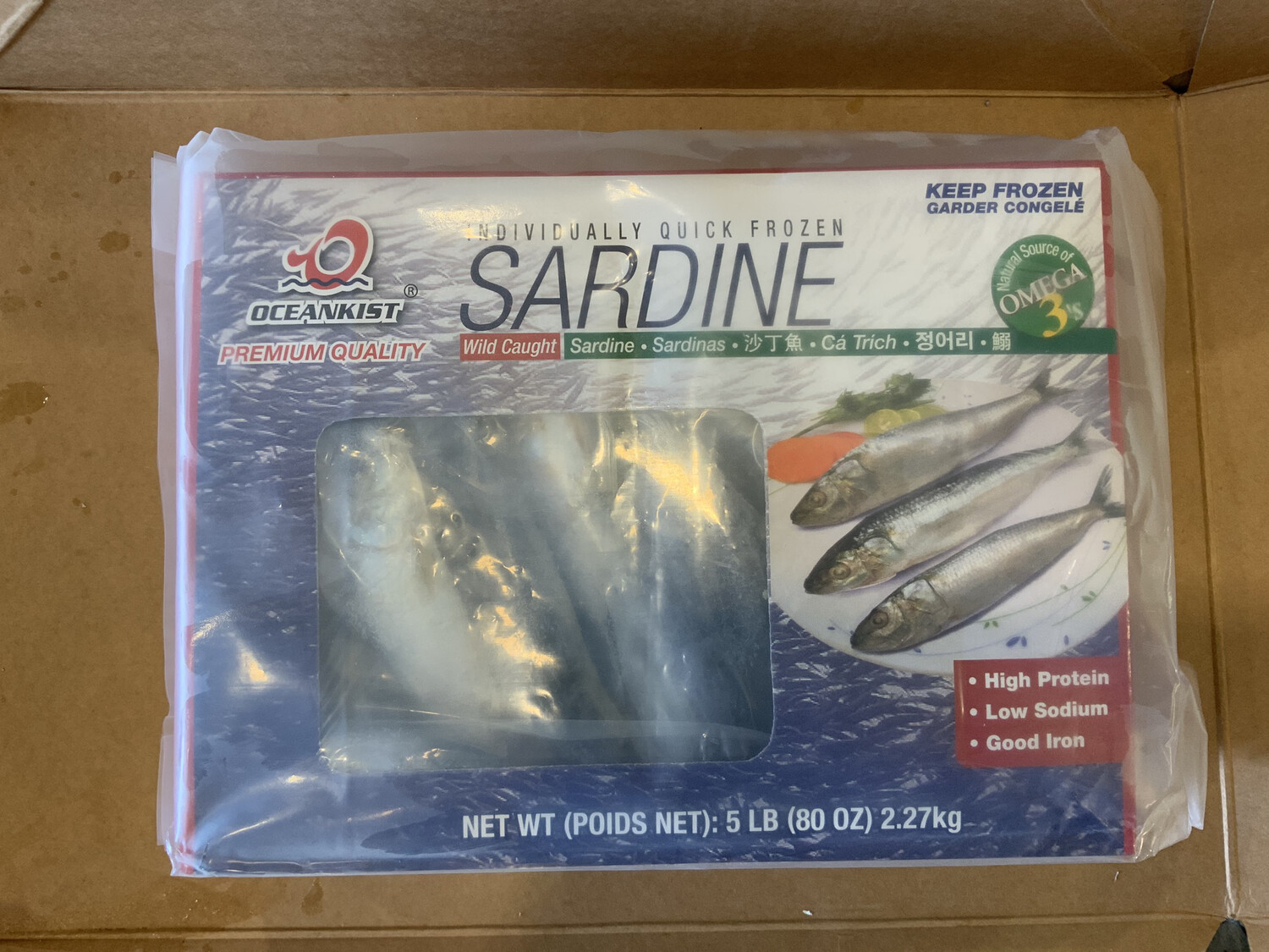 Sardines 5 POUNDS FROZEN