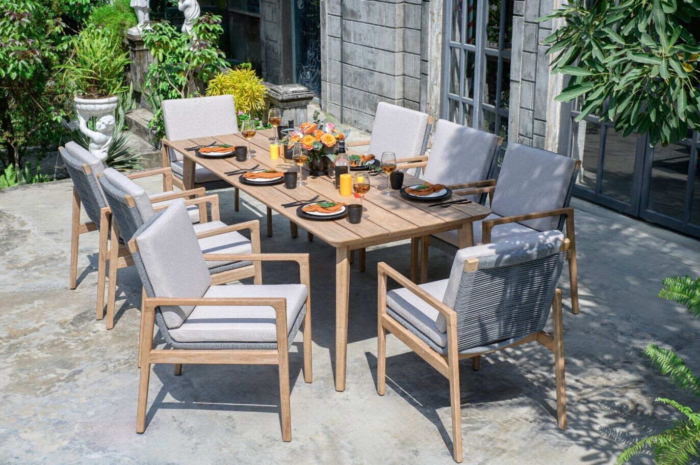 KOTA 8 SEAT DINING SET Palmers Garden Centre Enderby & Ullesthorpe, Leicestershire’s Best