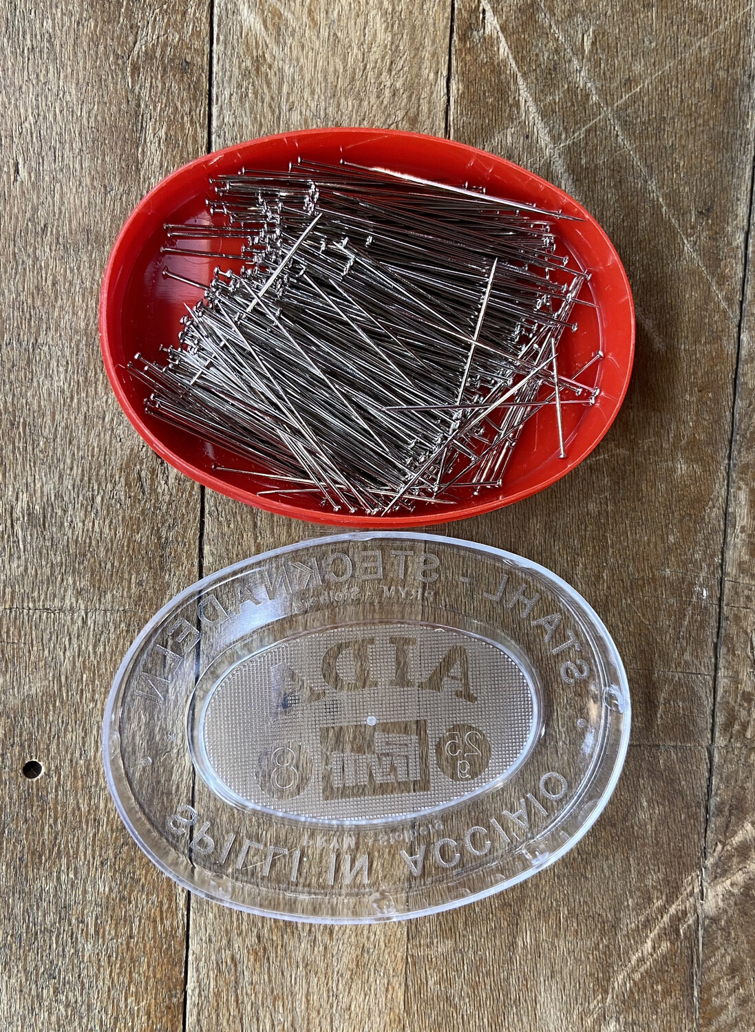 Kleiber - Spilli Da Sarto Con Paillettes In Acciaio Inox | 100 Pezzi In Scatola Richiudibile | Per Cucito, Ricamo E Sartoria - 3