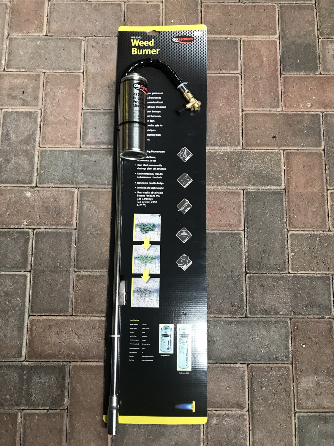 Weed Burner Plus Gas Cartridge