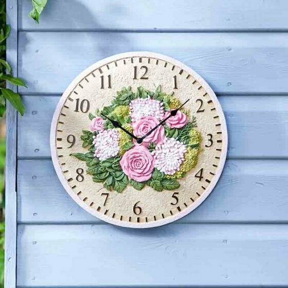 Floral Wall Clock