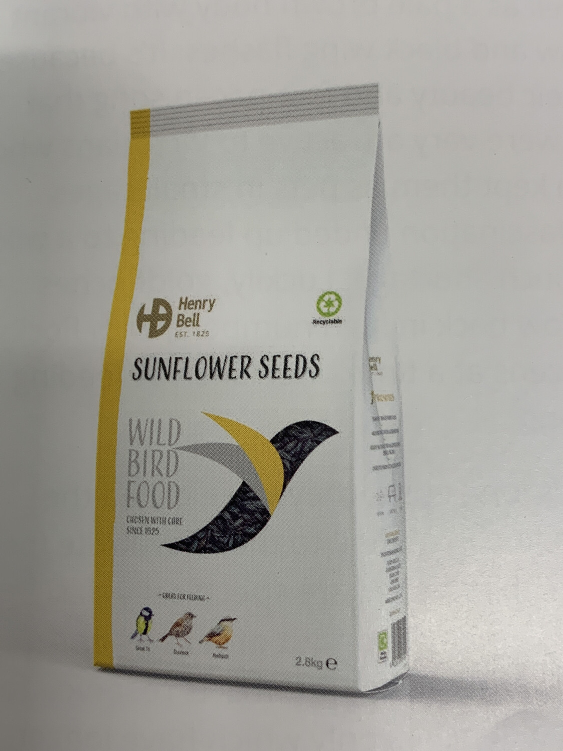 Henry Bell Sunflower Seeds Wild Bird Food 2.8kg