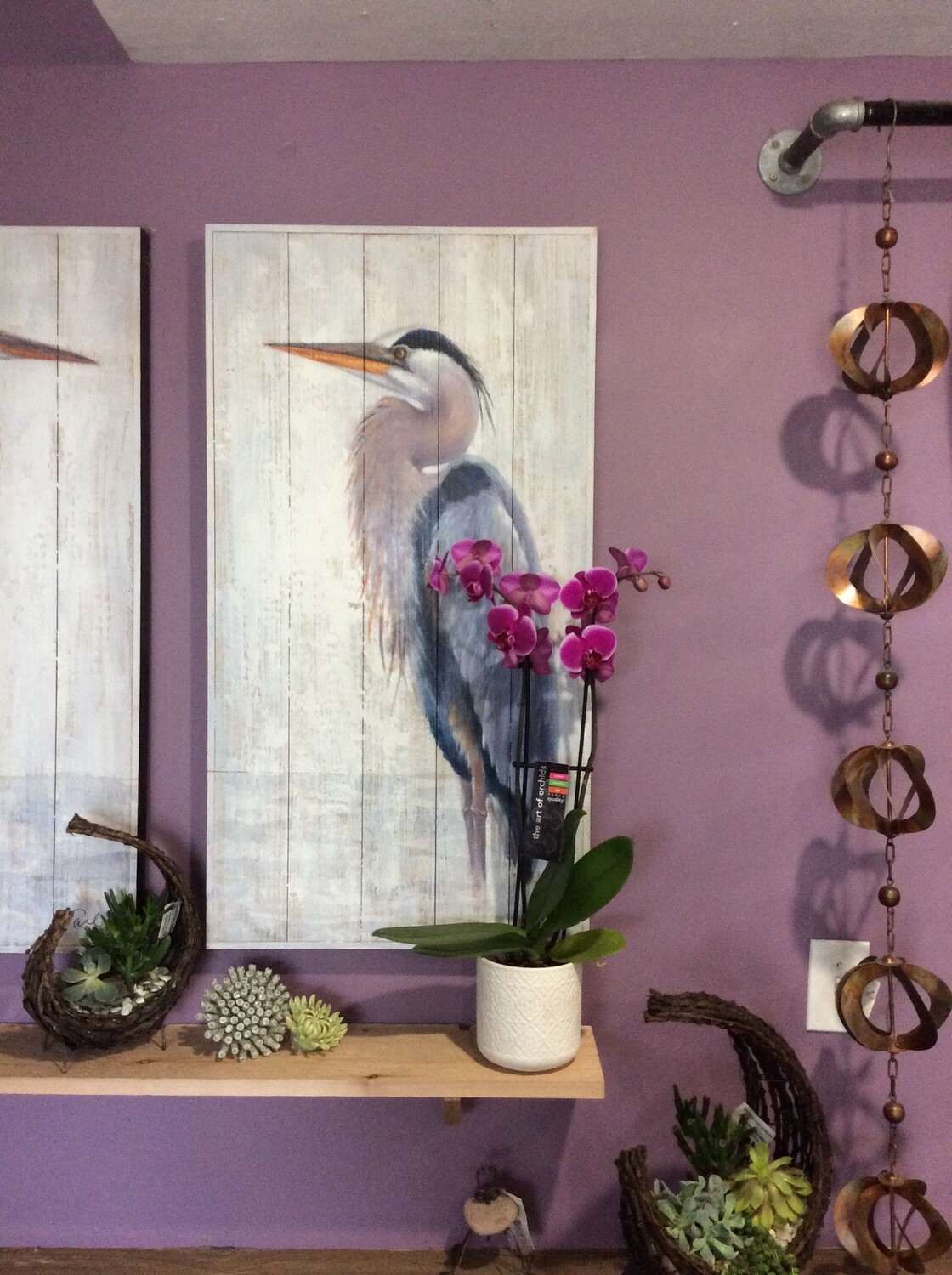 Marshall Rustic Heron II - Store - Crooked Tree Nursery