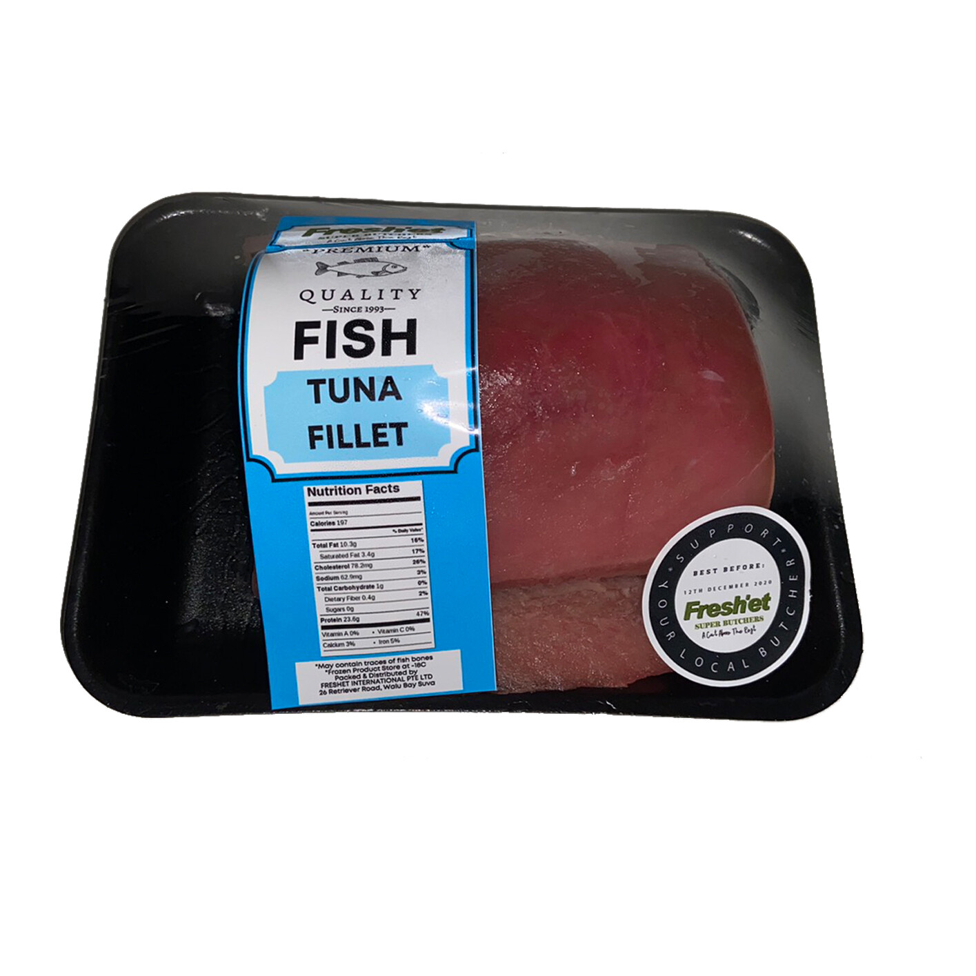 FISH Yellow Fin Tuna Fillet 1kg