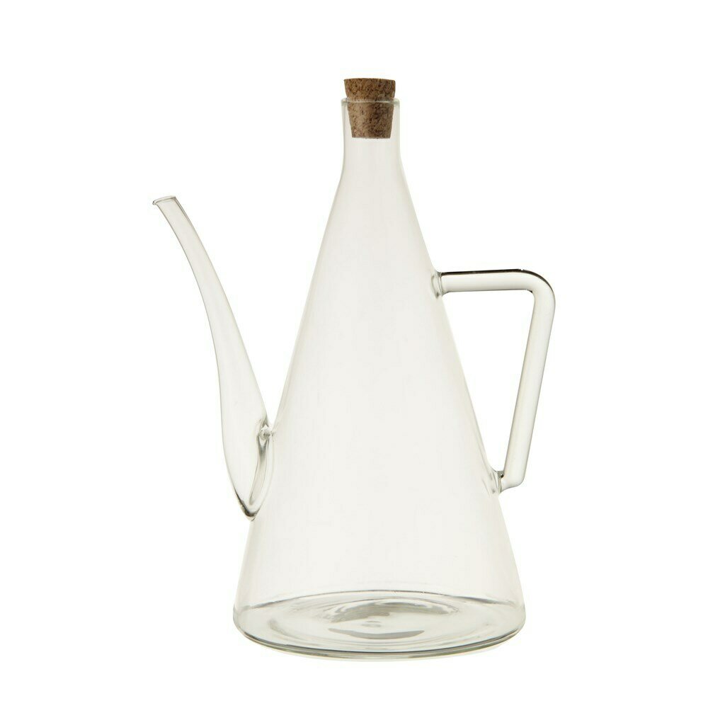 Glass Pitcher with Cork Stopper