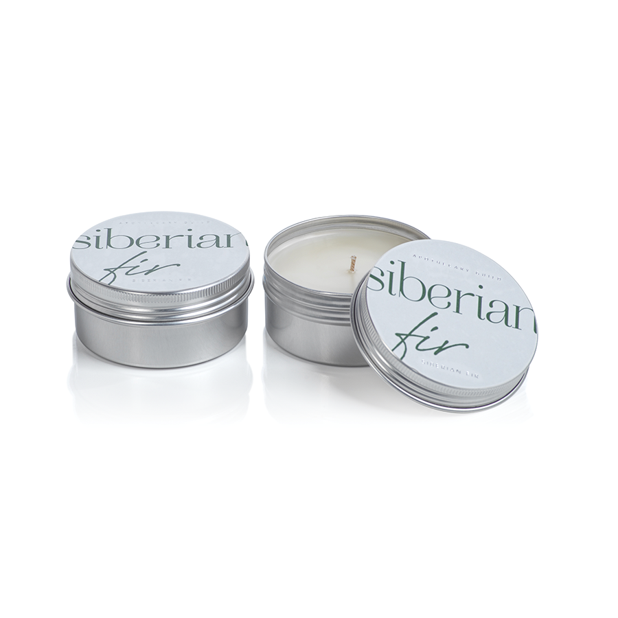 Siberian Fir Candle Tin