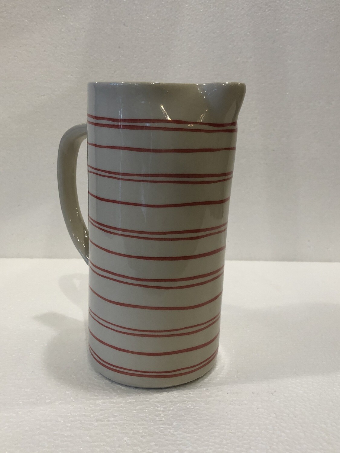 Hand Painted Stoneware Pitcher