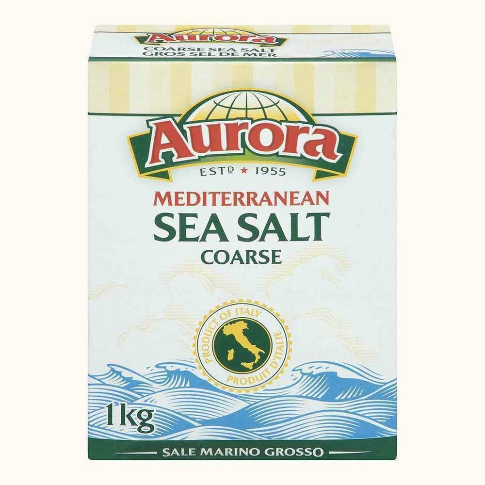 Aurora Mediterranean Sea Salt Course 1kg Market Online Pickup On