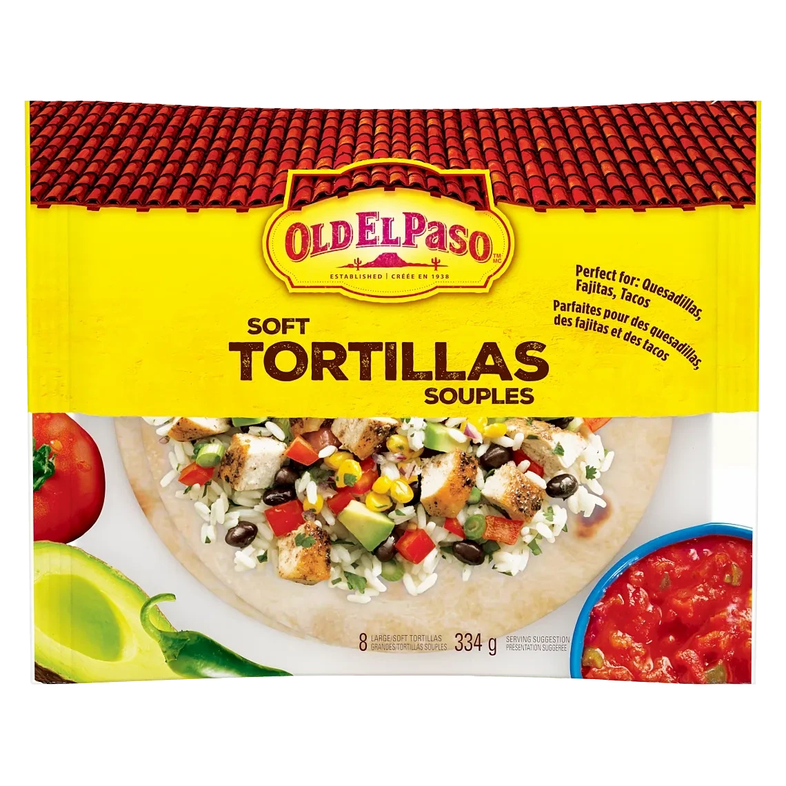 Old El Paso Soft Tortillas Lrg.334g Market Online Pickup OnFarm