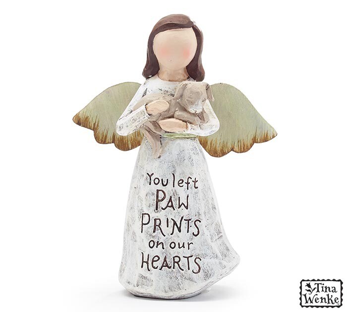 Figurine Angel Holding Dog2388HEM