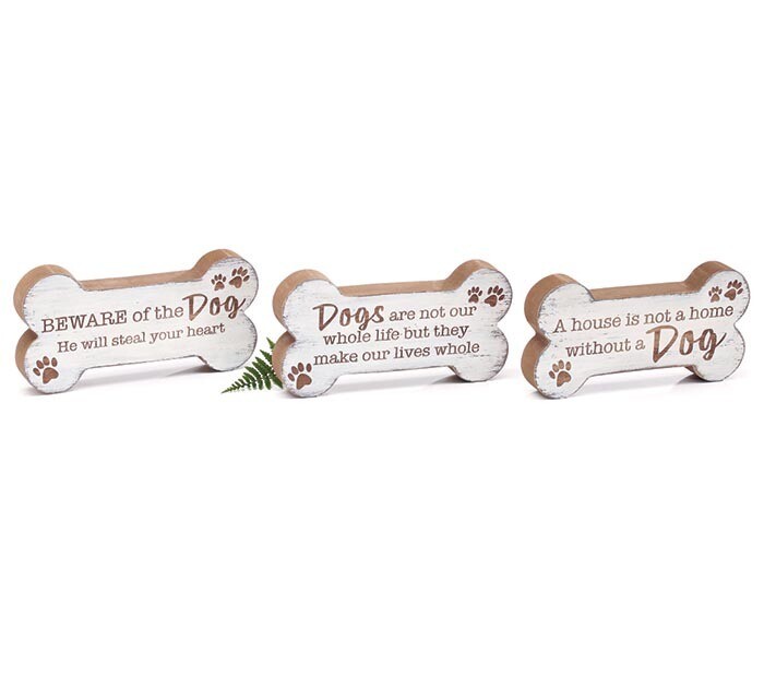 Shelf Sitter Dog Bone