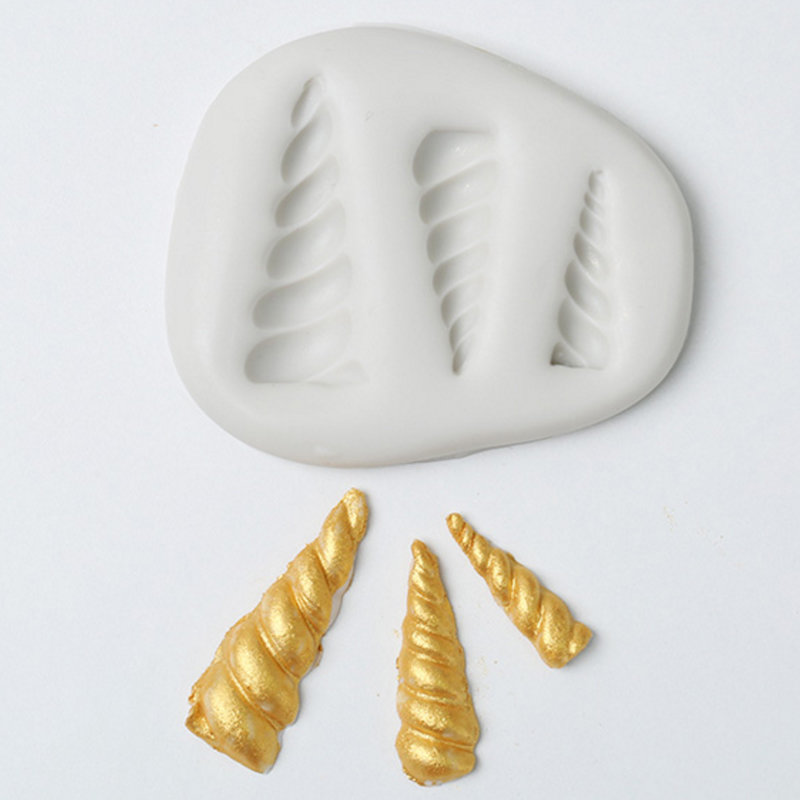 Silicone Unicorn Mold (3 horns)