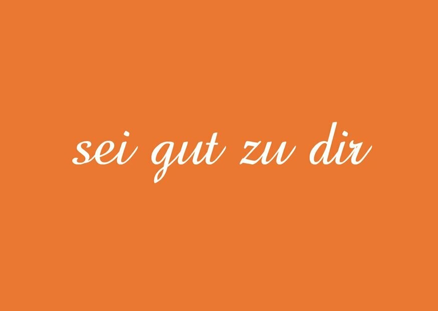 Sei gut zu dir (145x100mm)