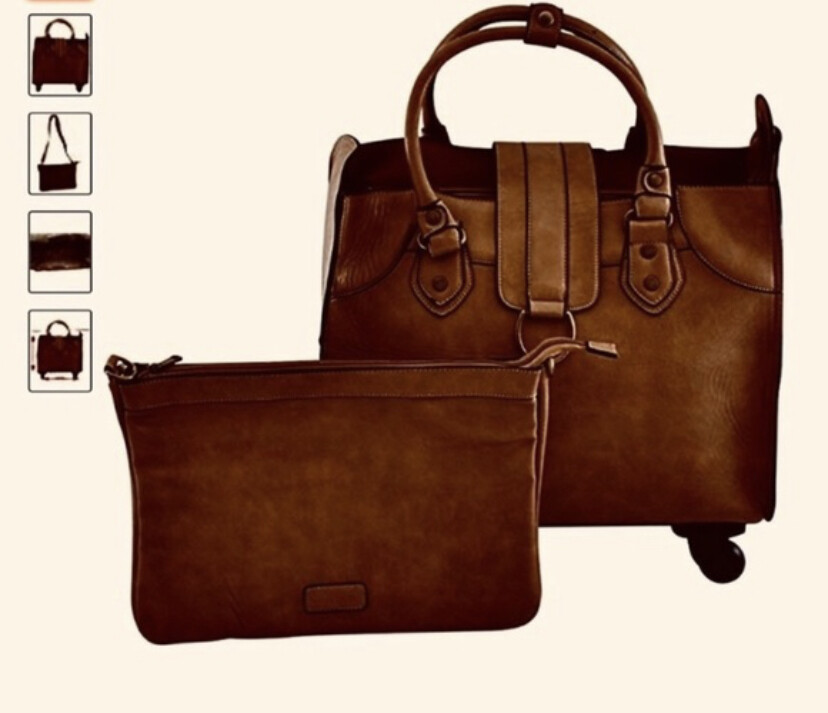 Simply Noelle Saddle Roller Bag